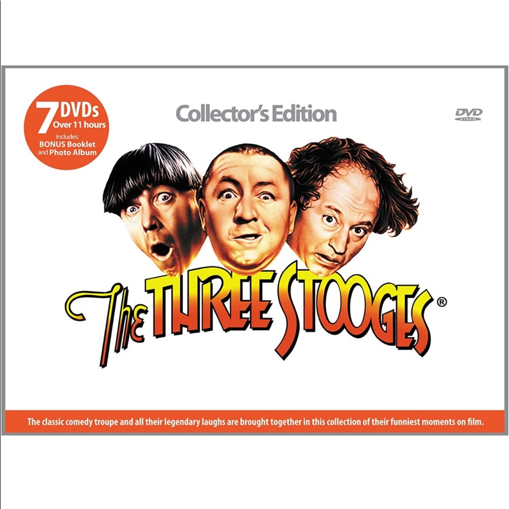 The Three Stooges: Collectors Edition! 7-DVD Set + 1 Bonus Booklet and Album NWT